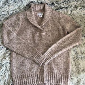 Cozy blush pink sweater